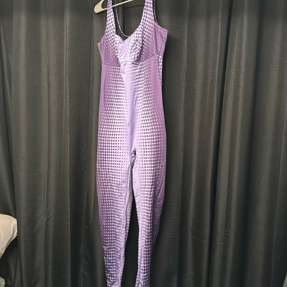 NWT Brand NEW YITTY Purple Checkered Jumpsuit
